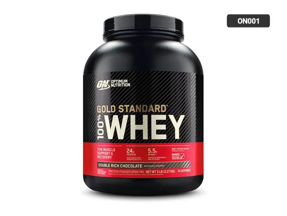 Optimum Nutrition Gold Standard 100% Whey Protein Powder Double Rich Chocolate 2.27kg